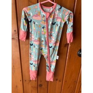 Bamboo Bliss Disney Princess | Disney Princess Sleepover Zippy Pajama | SZ 0-3M